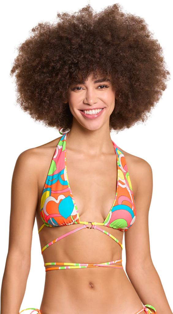 Super 70s Magnetic Sliding Halter Bikini Top - Women's – On Sale