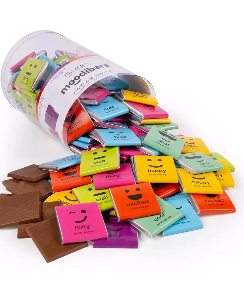 Astor Chocolate "The Tub" Moodi Tub of Gourmet Belgian Chocolate Squares Gift Set, 120 Pieces 2