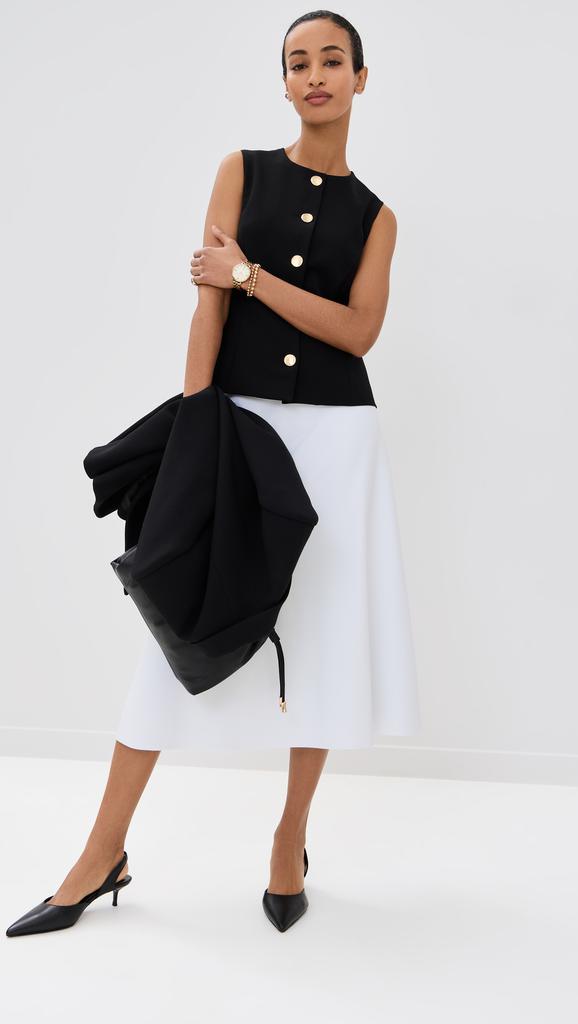 ROSETTA GETTY Pull On Flared Skirt