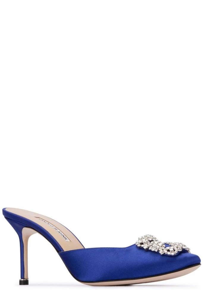 Manolo Blahnik Manolo Blahnik Hangisi Pointed Toe Mules 2
