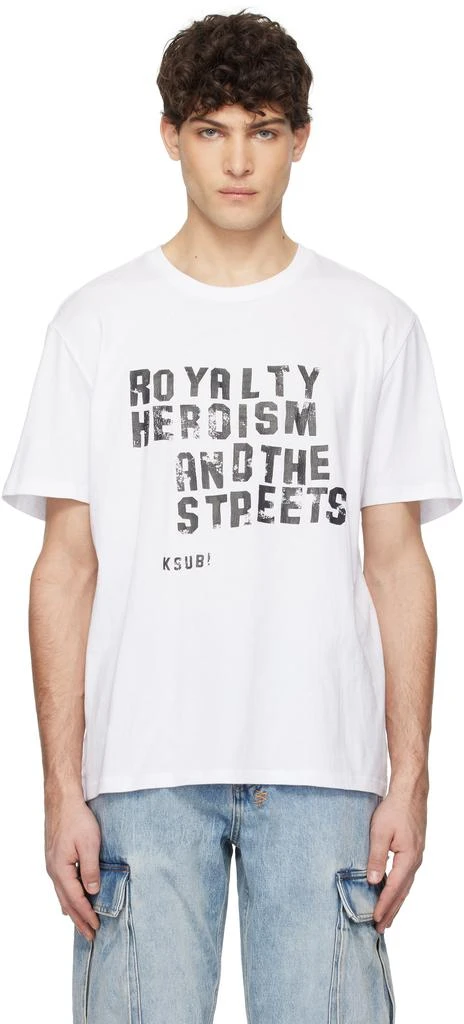 Ksubi White Hero Kash T-shirt 1