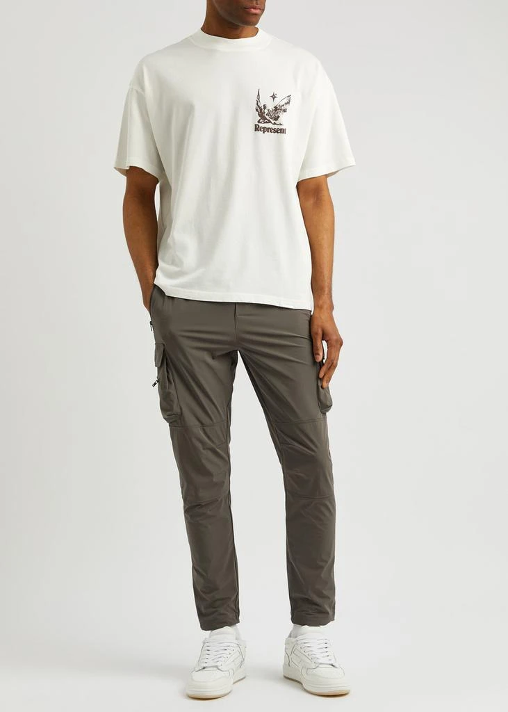 Represent 247 stretch-nylon cargo trousers  4