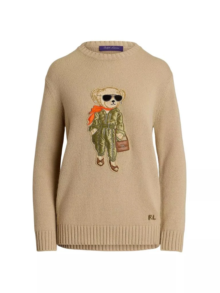 Ralph Lauren Aviator Bear Cashmere Sweater 1