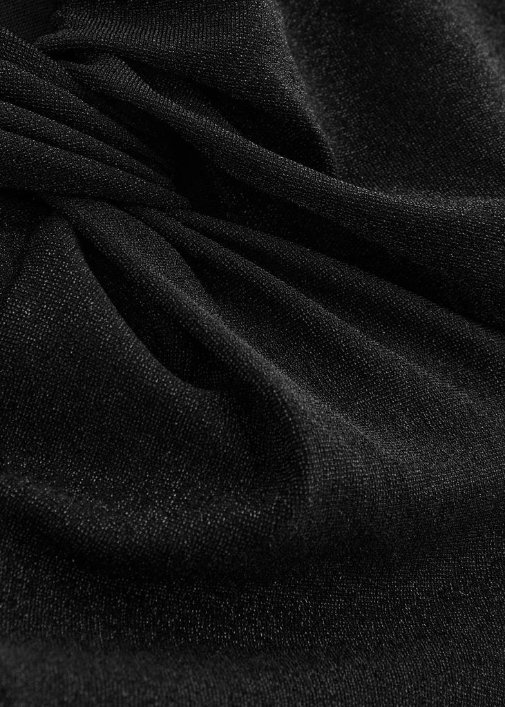 Diane von Furstenberg Ursula knotted lamé top 5