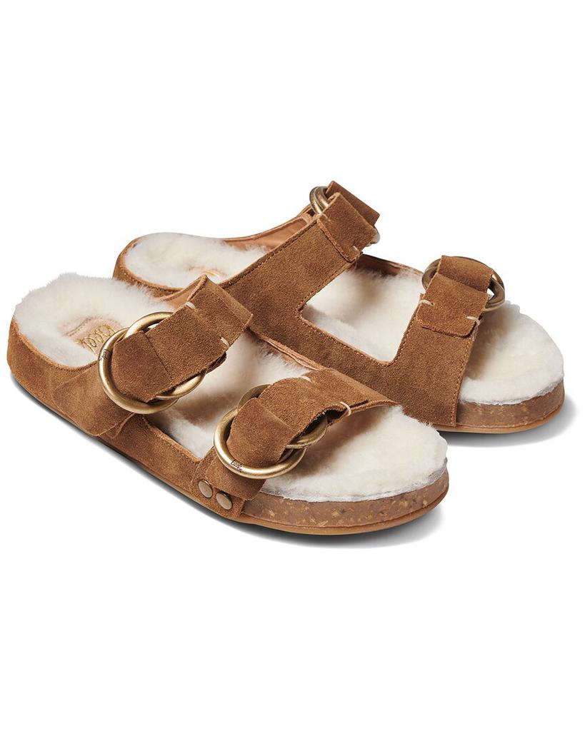 beek beek Buzzard Shearling Suede Clog