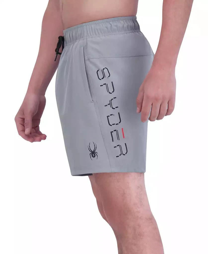 Spyder Men's Stretch 7" Swim Trunks with Compression Liner 3