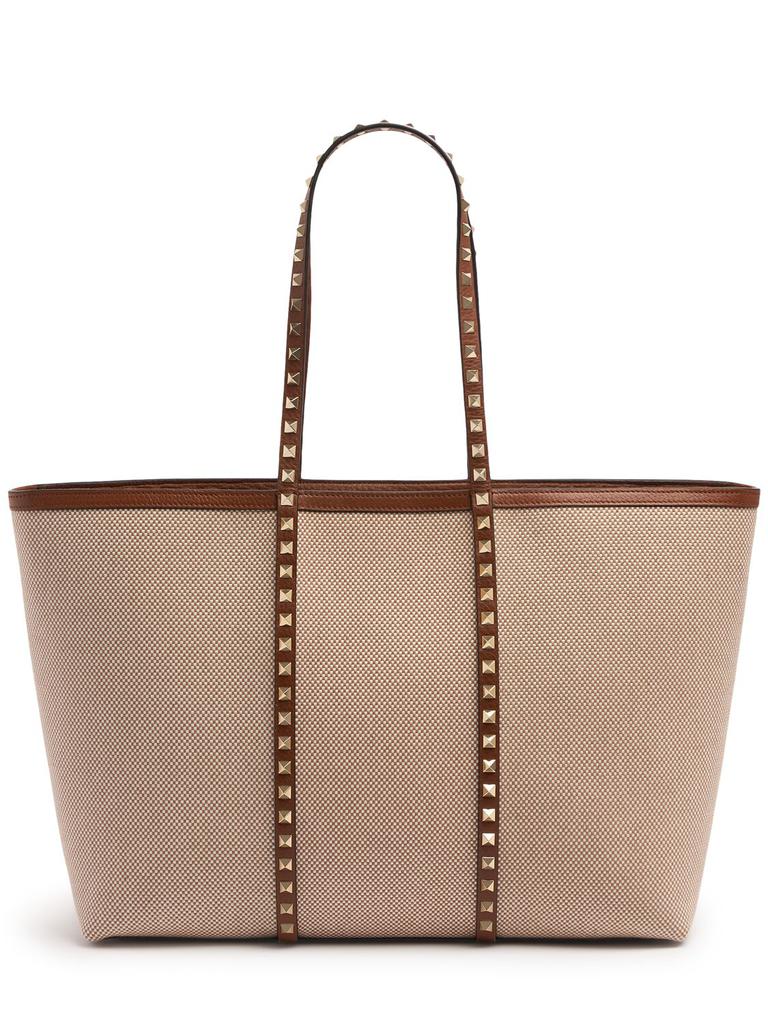 トートバッグ Valentino Garavani Small Bicolor Tote With Mixed Handles Valentino small bicolor tote with mixed handles - Tote Bags