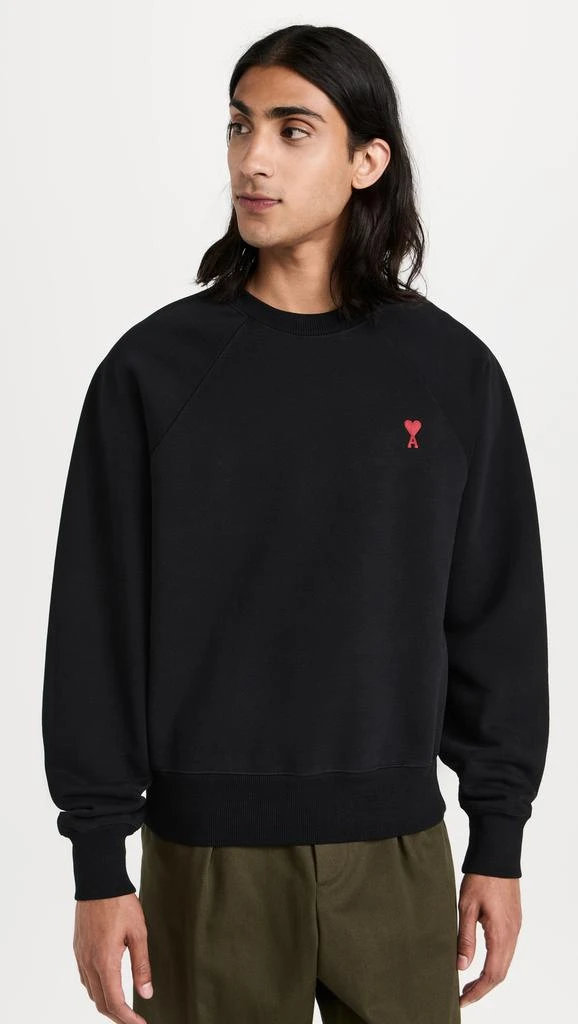AMI Red AMI De Coeur Unisex Sweatshirt 6