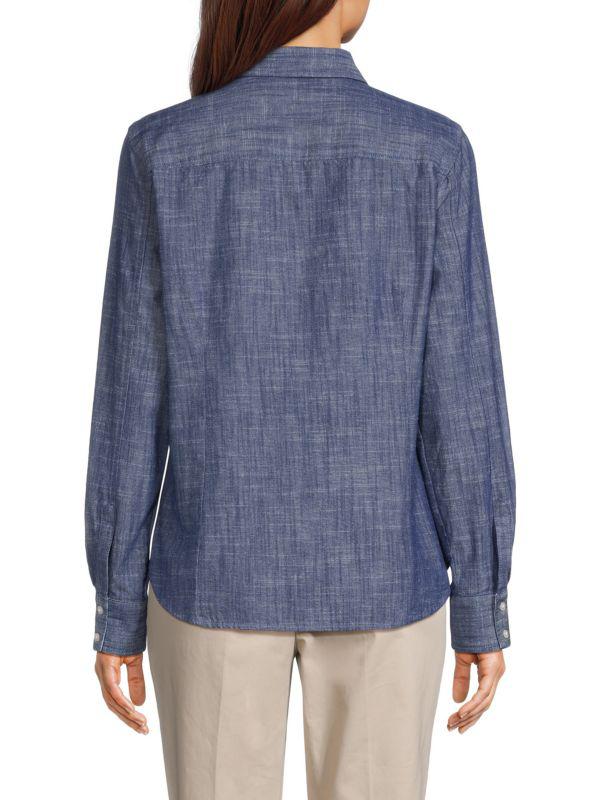 Tommy Hilfiger Roll-Tab Chambray Button Down Shirt