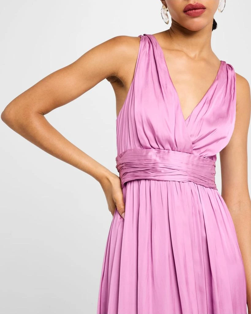 Kobi Halperin Ashton Sleeveless Ruched Maxi Dress 5