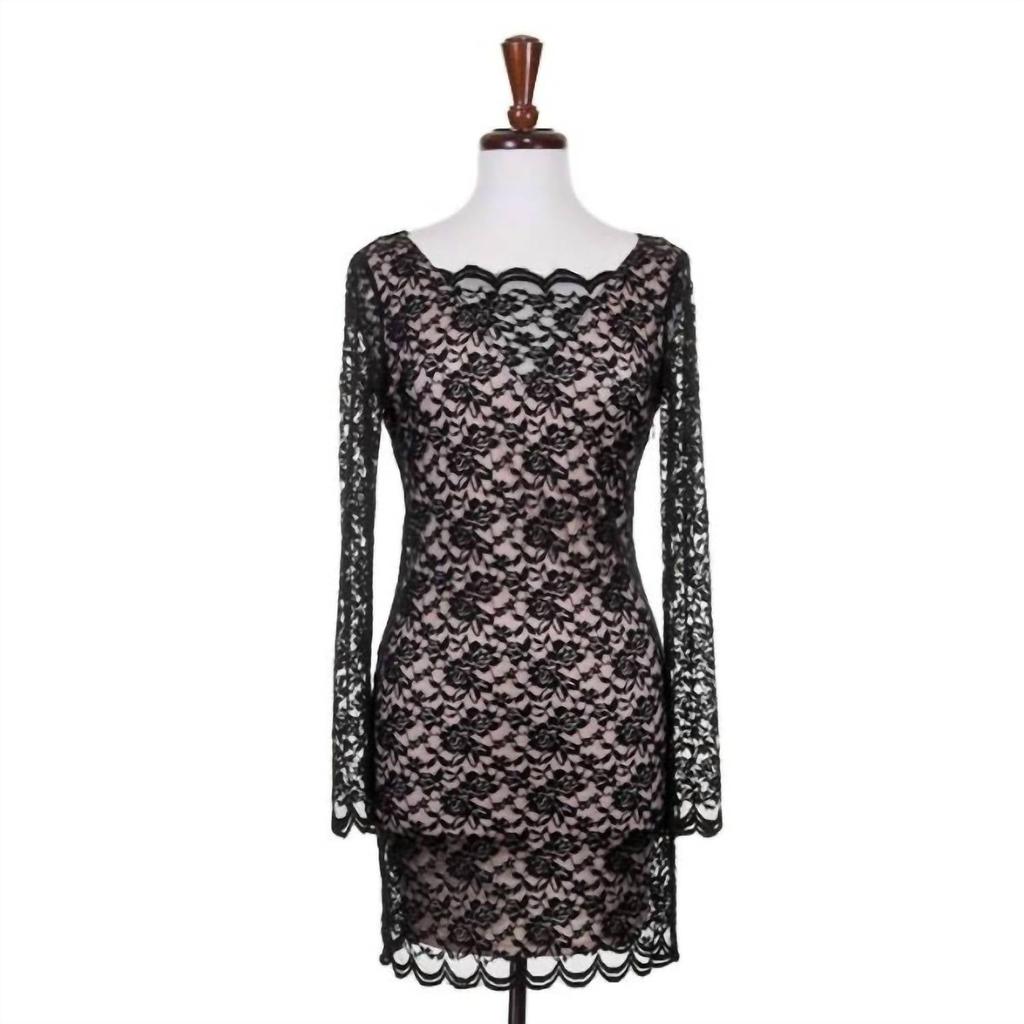 Double Zero Double Zero - Women's Sheer Lace Dress