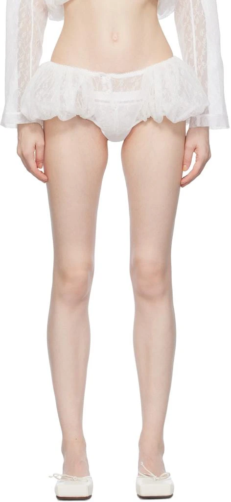 Jacquemus White Le Chouchou 'Le Short Chouchou' Shorts 1
