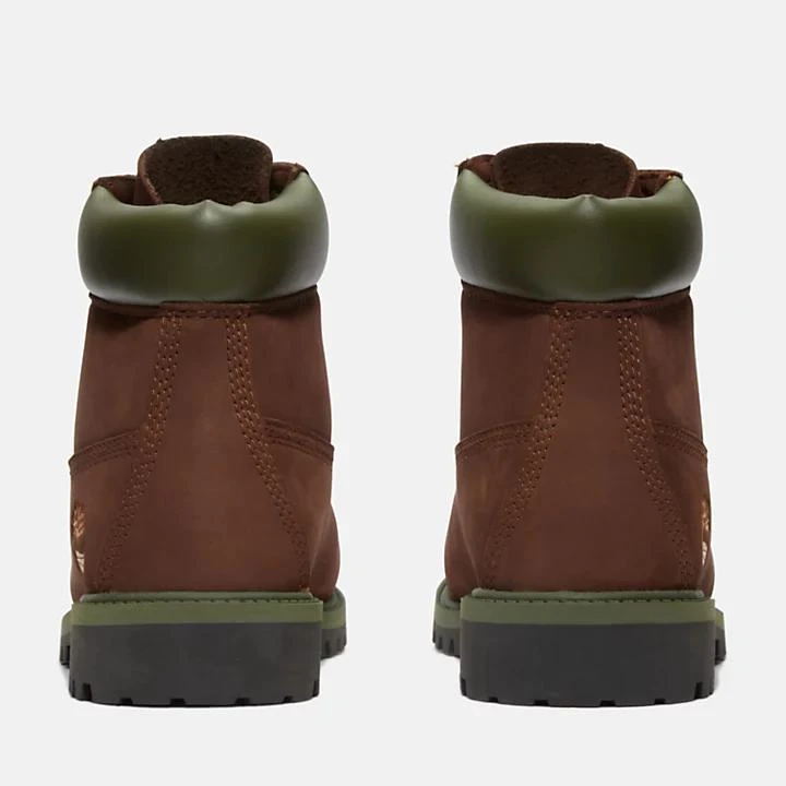 Timberland Timberland® Premium 6 Inch Boot for Junior in Brown/Orange 5