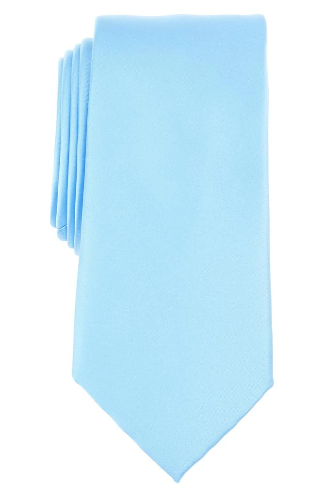 SAVILE ROW CO Solid Satin Tie 1