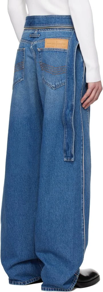Jean Paul Gaultier Blue 'The Belted Denim' Jeans 3