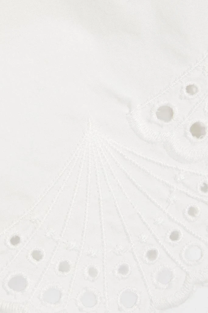 Loulou Studio Aurora broderie anglaise cotton shorts 4