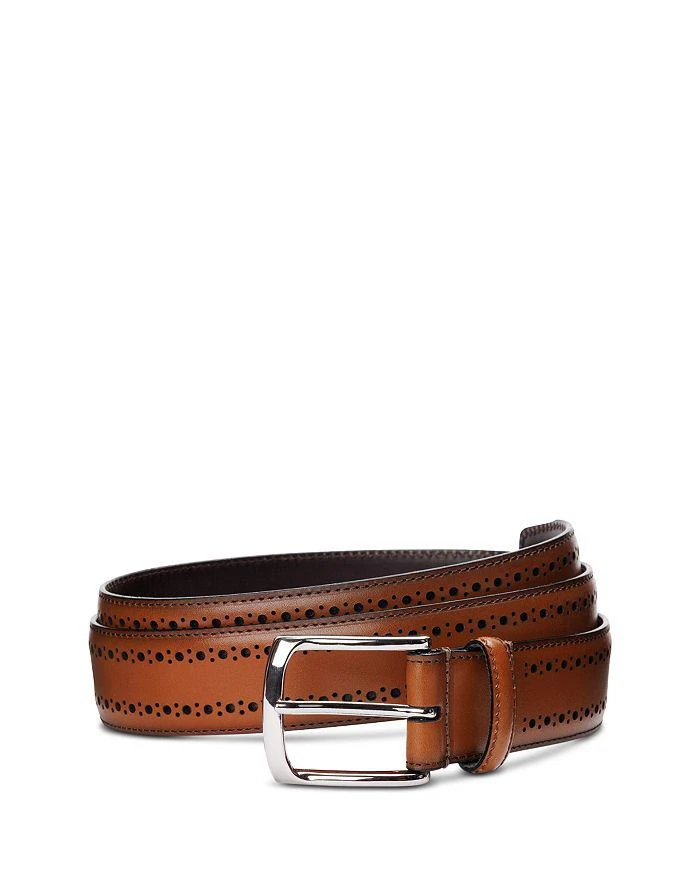 Allen Edmonds Midland Avenue Dress Belt Walnut Brown (19090  NEW ALLEN EDMONDS men\'s willowdale belt in walnut display picture 1
