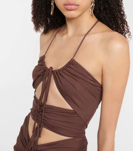Christopher Esber Cutout halterneck maxi dress 4