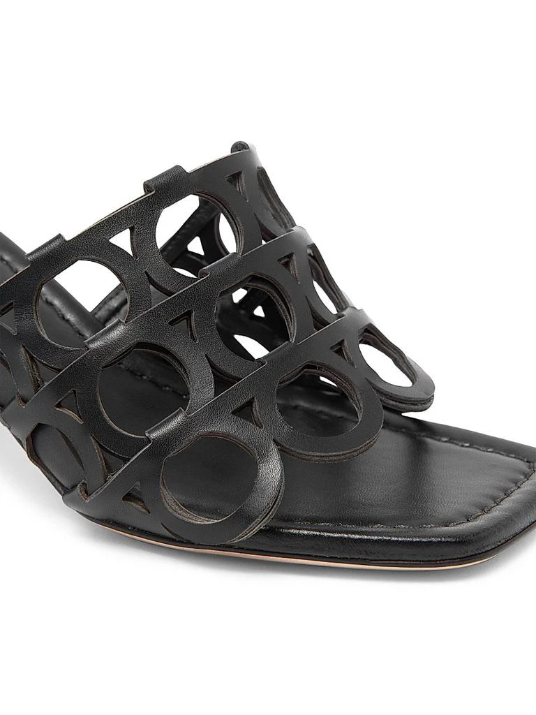 Salvatore Ferragamo Erne 55MM Woven Leather Mules 5