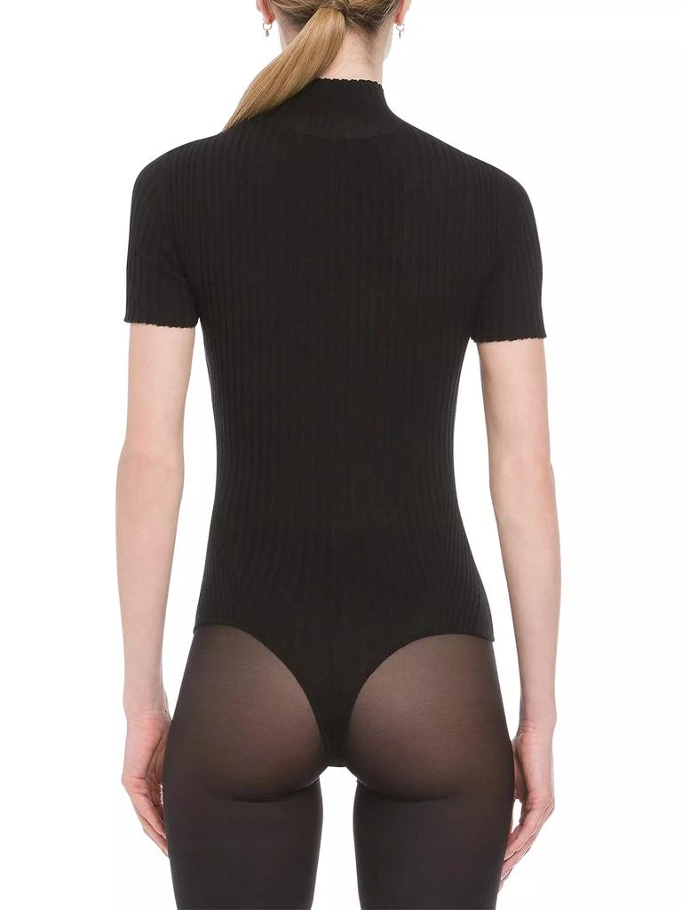 Wolford Rib-Knit Wool Bodysuit 4