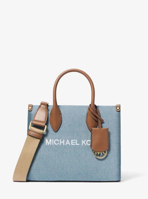 michael_kors Mirella Small Denim Crossbody Bag 1