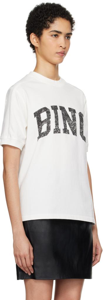 ANINE BING Off-White Jaylin 'Bing' T-shirt