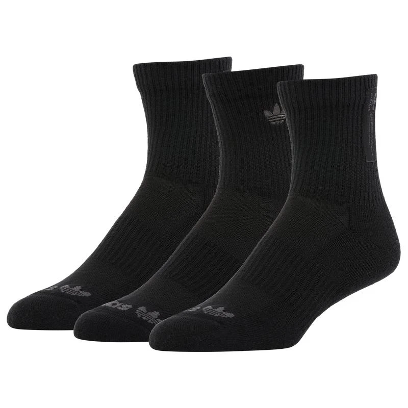 Adidas adidas Originals Mid Crew 3 Pack Socks - Men's 1