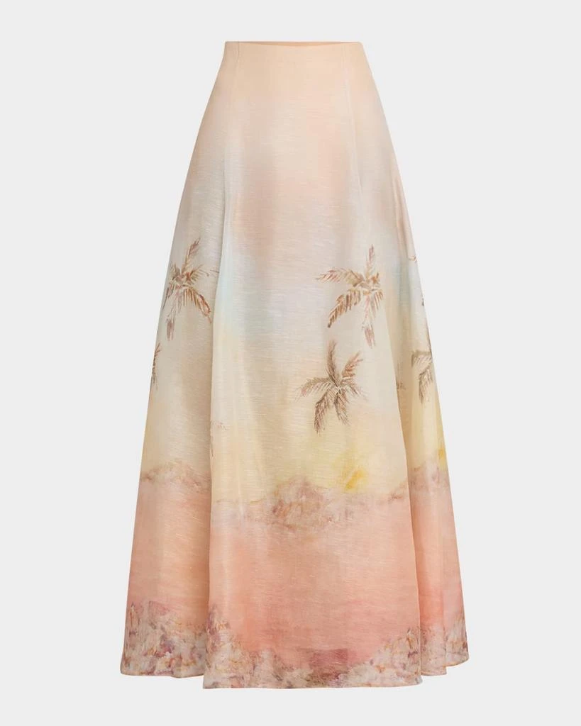 Zimmermann Illuminate A-Line Maxi Skirt 1