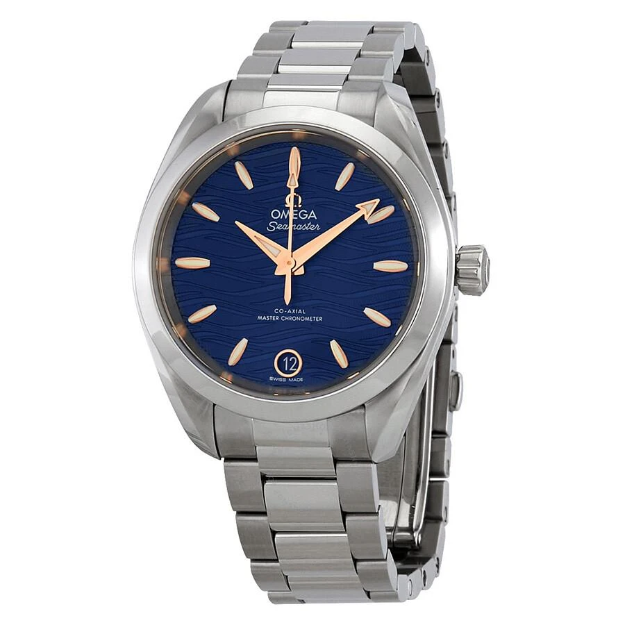 Omega Seamaster Aqua Terra Co-Axial Master Chronomter Automatic Blue Dial Ladies Watch 220.10.34.20.03.001 1