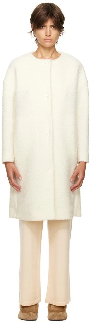 Max Mara Leisure White Morina Coat 1