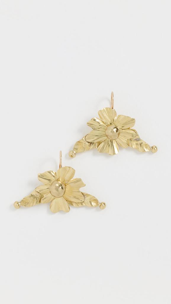 Ulla Johnson Gaia Flower Stud Earrings
