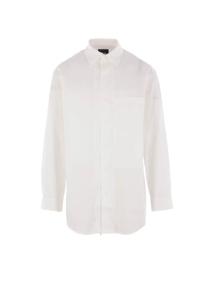 Y-3 Y-3 Logo Printed Poplin Shirt 1