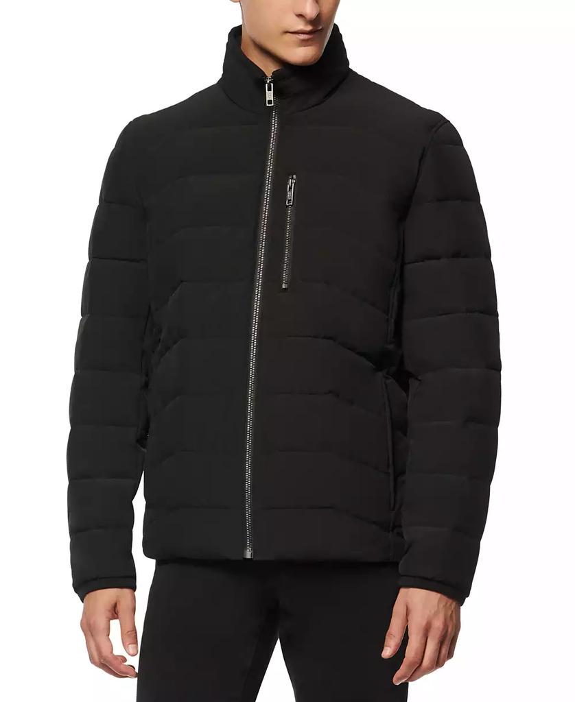 Marc New York by Andrew Marc Men's Carlisle Stretch Packable Moto Jacket