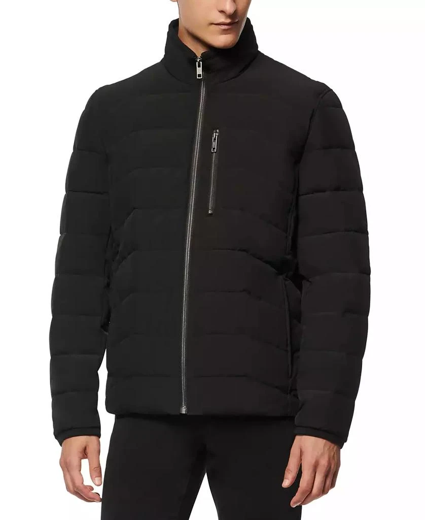 Marc New York by Andrew Marc Men's Carlisle Stretch Packable Moto Jacket 1