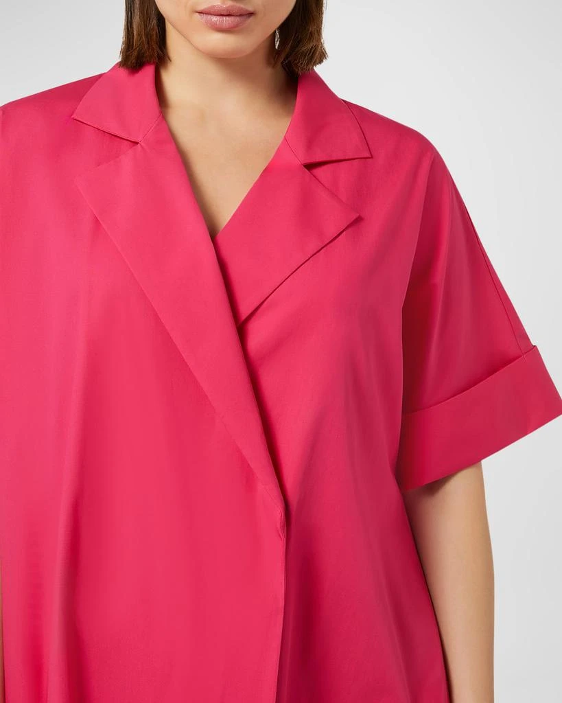 Marina Rinaldi Plus Size Ginosa Belted Cotton Maxi Shirtdress 5