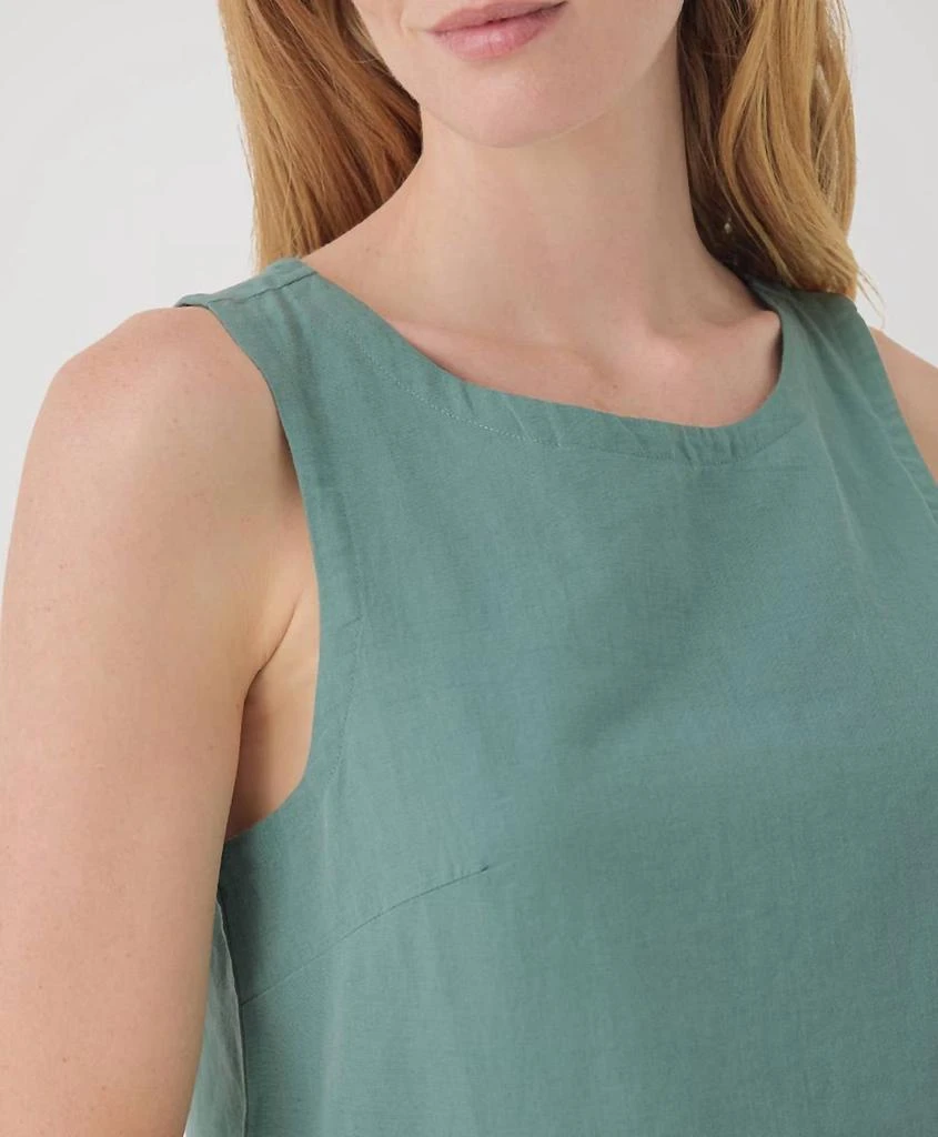 Pact Pact - Women's Canopy Linen Blend Tulip Back Tank 6