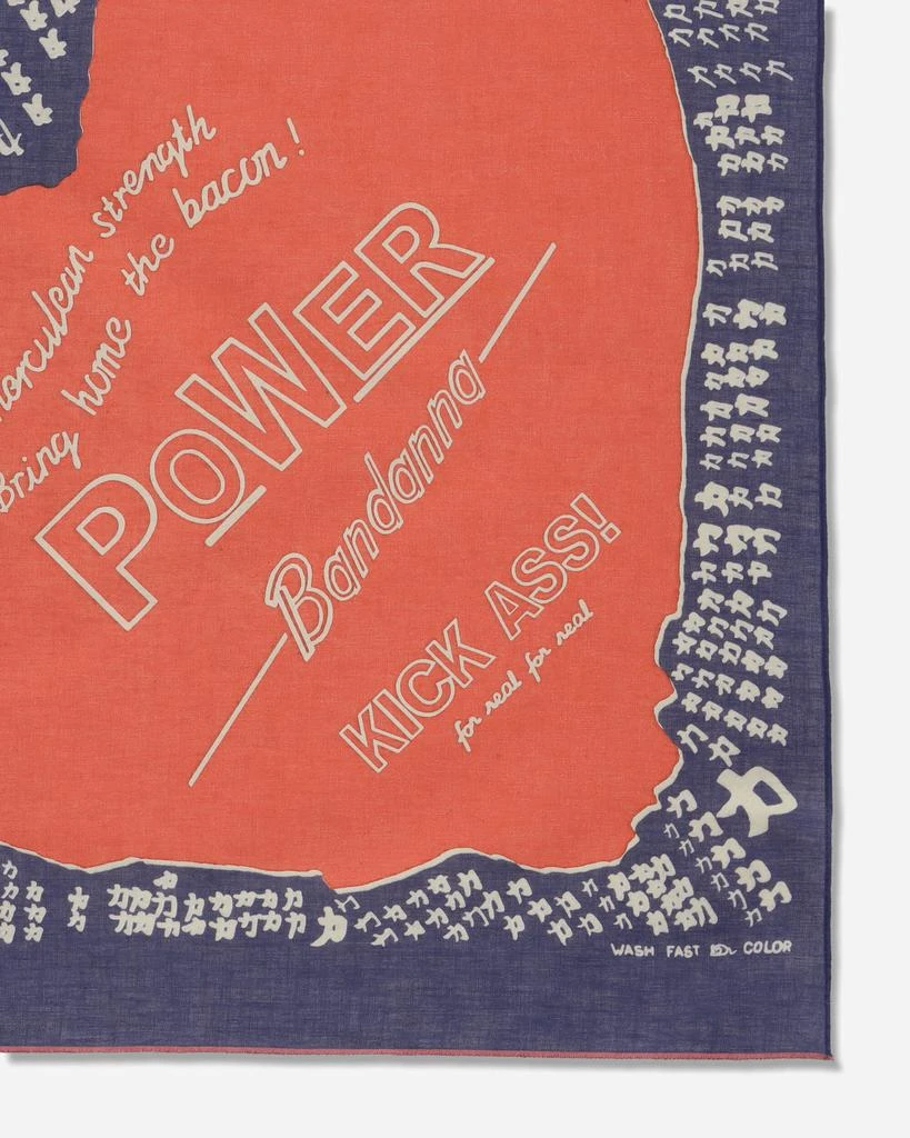 KAPITAL Fastcolor Selvedge Bandana (Love Power) Navy 4