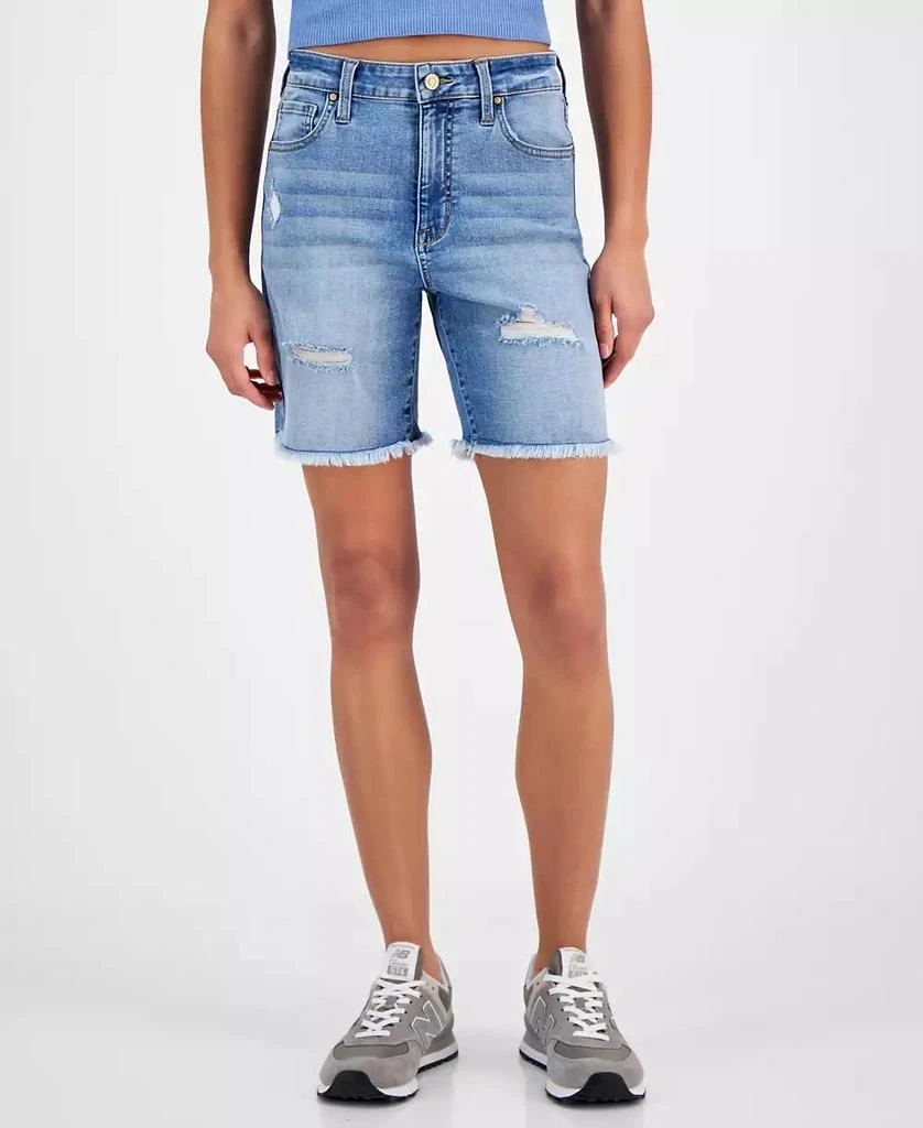 Celebrity Pink Juniors' High-Rise Bermuda Shorts 7