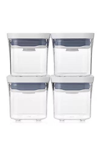 OXO Mini Square Pop Container Set Of 4