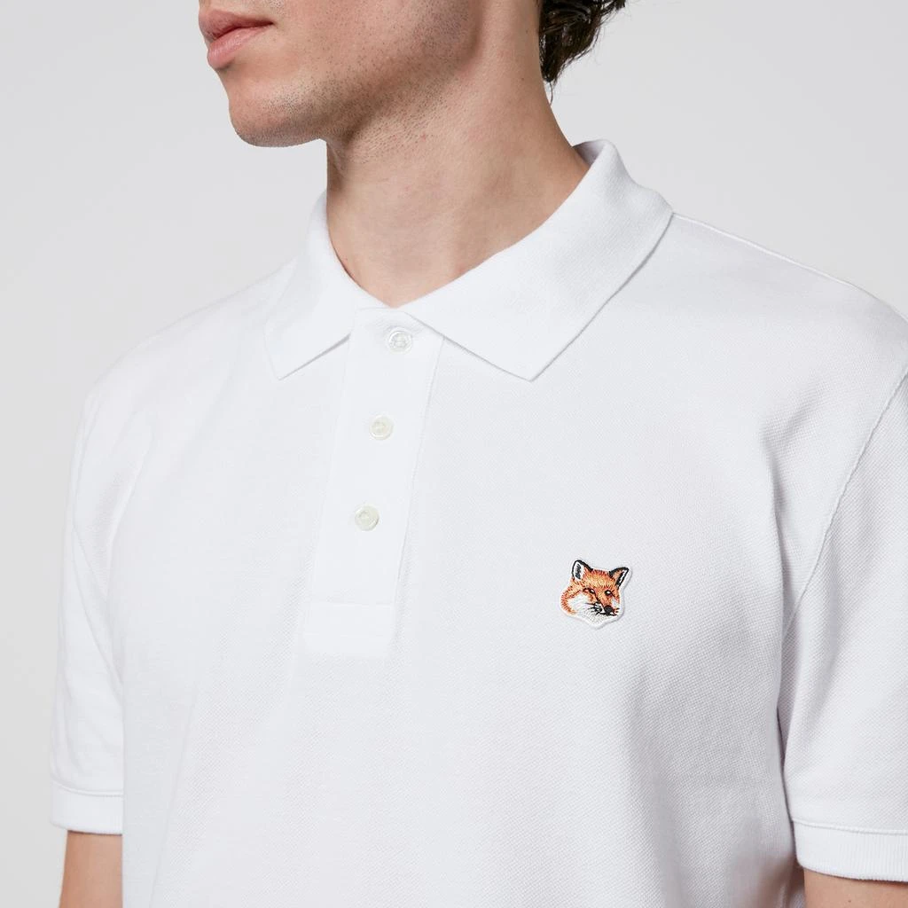 Maison Kitsuné Maison Kitsuné Fox Head Cotton-Piqué Polo Shirt 4