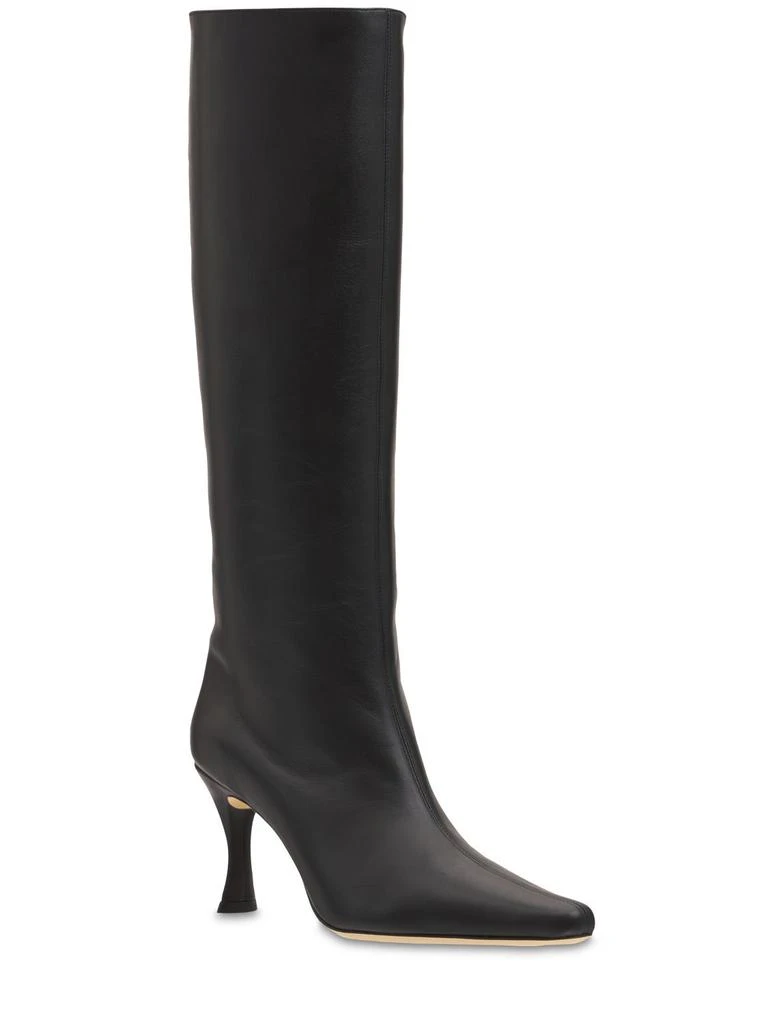BY FAR 80mm Stevie 42 Leather Tall Boots 2