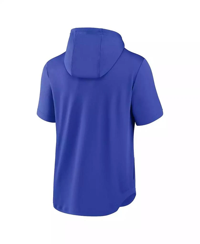 NIKE Men's Royal Los Angeles Rams Short Sleeve Pullover Hoodie 4