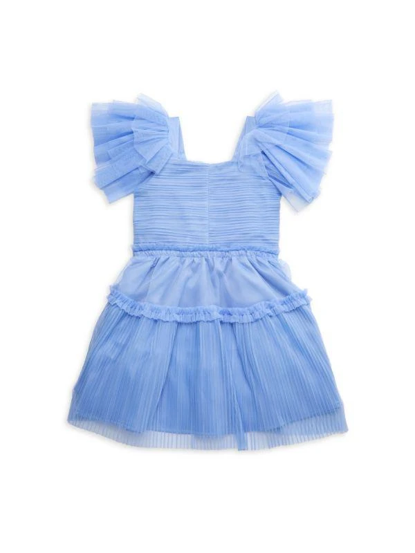 BCBG Girl's Pleated Tulle Dress 1