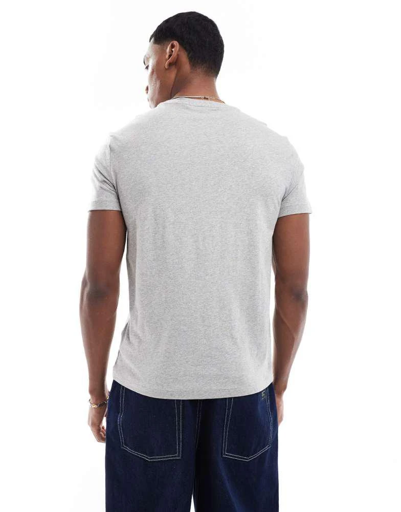 Ralph Lauren Polo Ralph Lauren heritage bear print t-shirt custom fit in grey marl 2