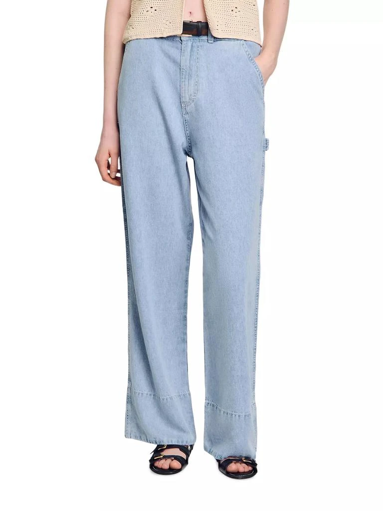 Sandro Wide-Leg Jeans 2