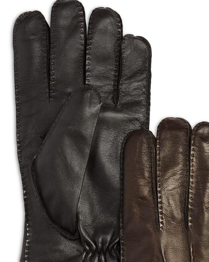 The Men's Store at Bloomingdale's Leather Cashmere Lined Gloves - Exclusive 3