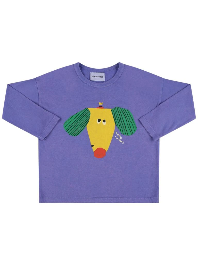 BOBO CHOSES Printed Cotton Jersey T-shirt 1