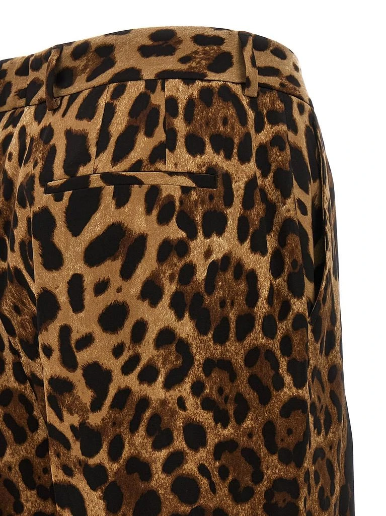 Dolce & Gabbana Dolce & Gabbana Leopard Printed Cigarette Leg Pants 4