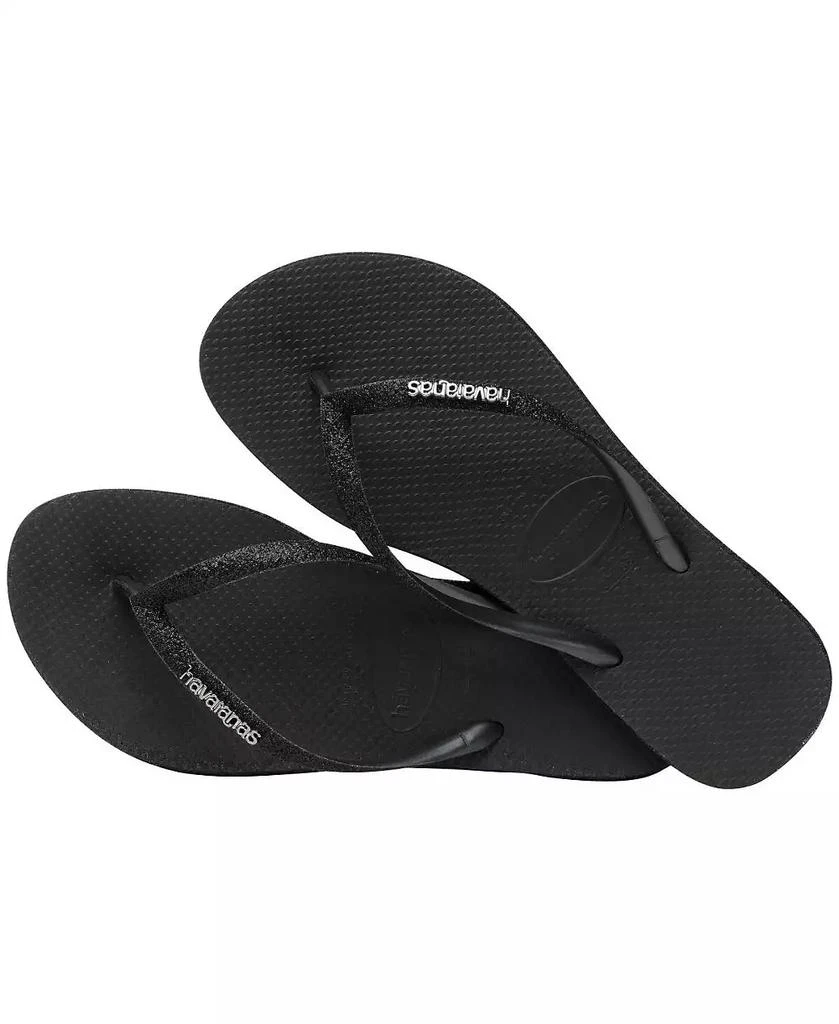 Havaianas Women's Slim Sparkle Slip On Sandals 4