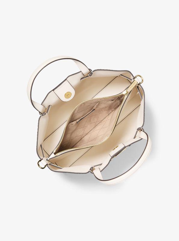 Michael Kors Carson Medium Crocodile Embossed Satchel